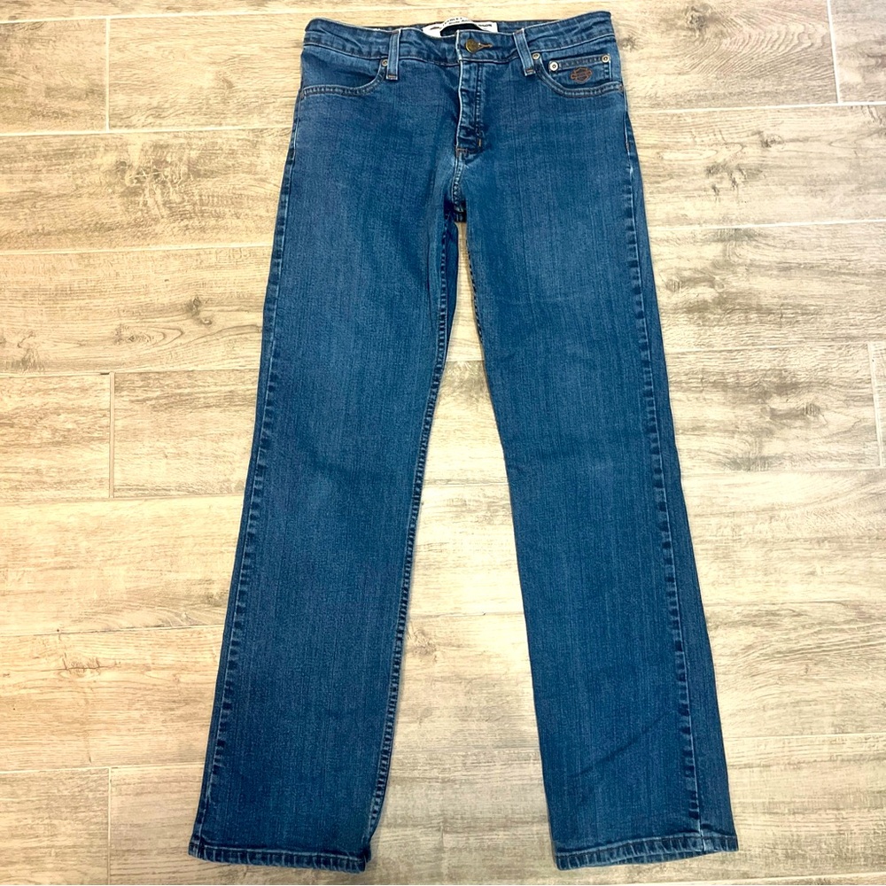 HARLEY-DAVIDSON Women's‎ Regular 8 Mid-Rise Boot Cut Jeans NWT 99114-11VW